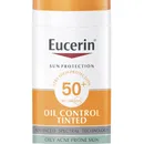 Eucerin Oil Control Ochranný krémový gel na opalování na obličej SPF 50+ světlý
