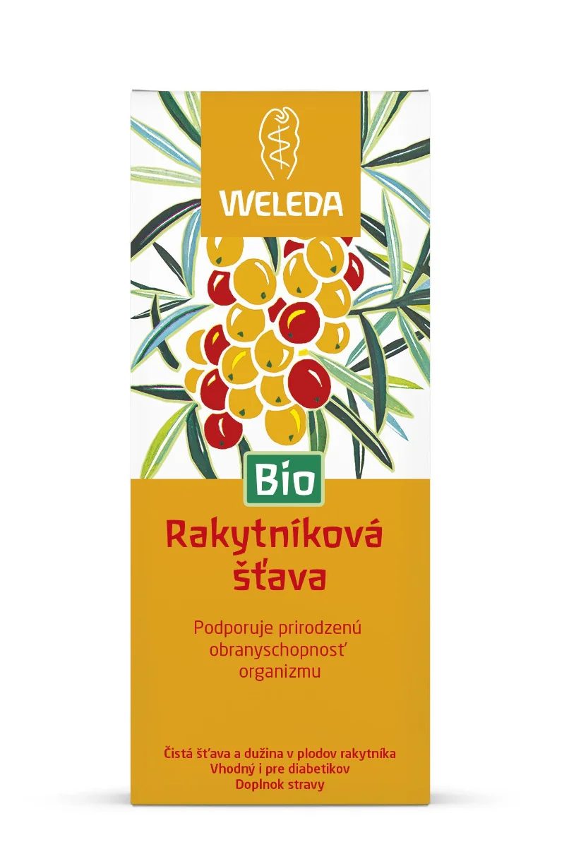 Weleda BIO Rakytníková šťáva bez cukru 250 ml