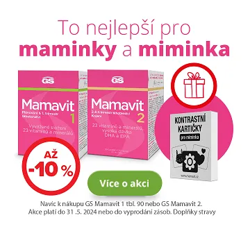 GS Mamavit NAVÍC Kontrastní kartičky pro miminka (květen 2024)