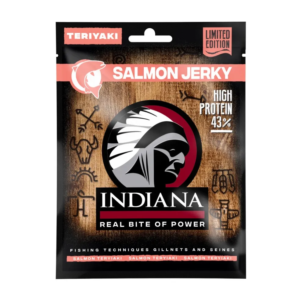 Indiana Jerky Salmon Teriyaki 15 g