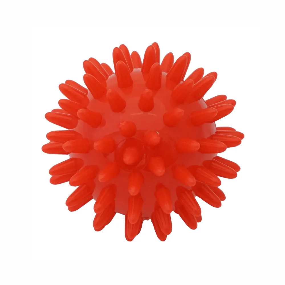 KineMAX Pro Hedgehog 6 cm masážní míček 1 ks červený