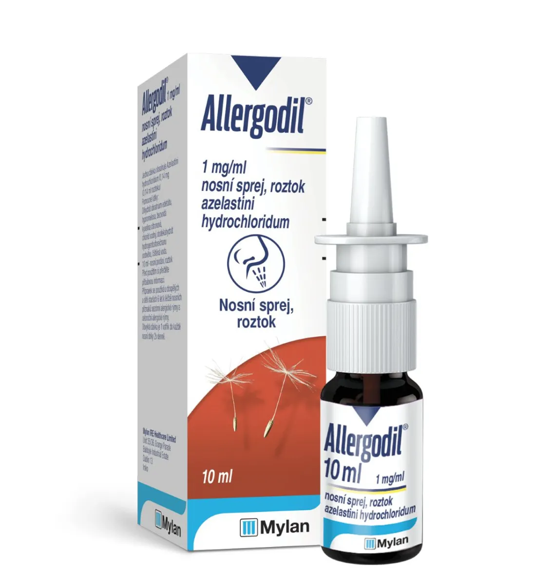 Allergodil 1 mg/ml nosní sprej 10 ml