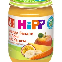 Hipp OVOCE BIO Jablko s banánem, mangem a mrkví