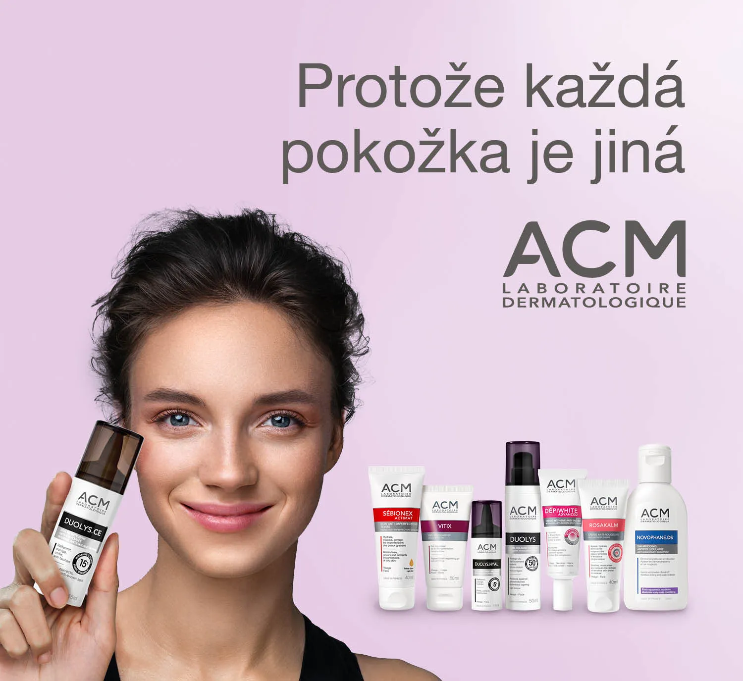ACM laboratorie dermatologique. Protože každá pokožka je jiná.
