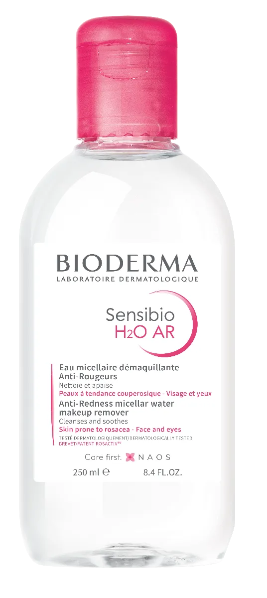 BIODERMA Sensibio H2O AR micelární voda pro citlivou pleť se začervenáním 250 ml