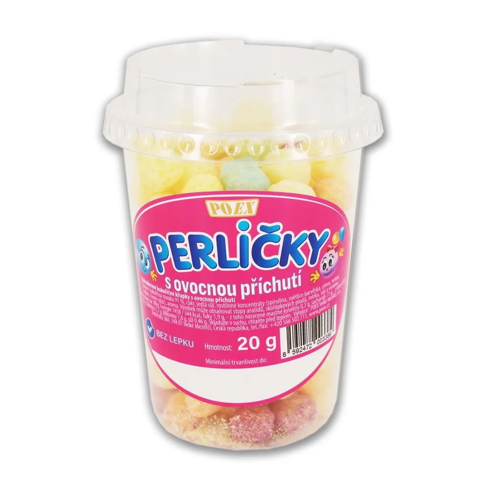POEX Perličky s ovocnou příchutí 20 g