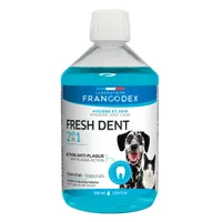 Francodex Fresh Dent 2v1 ústní voda pro psy a kočky