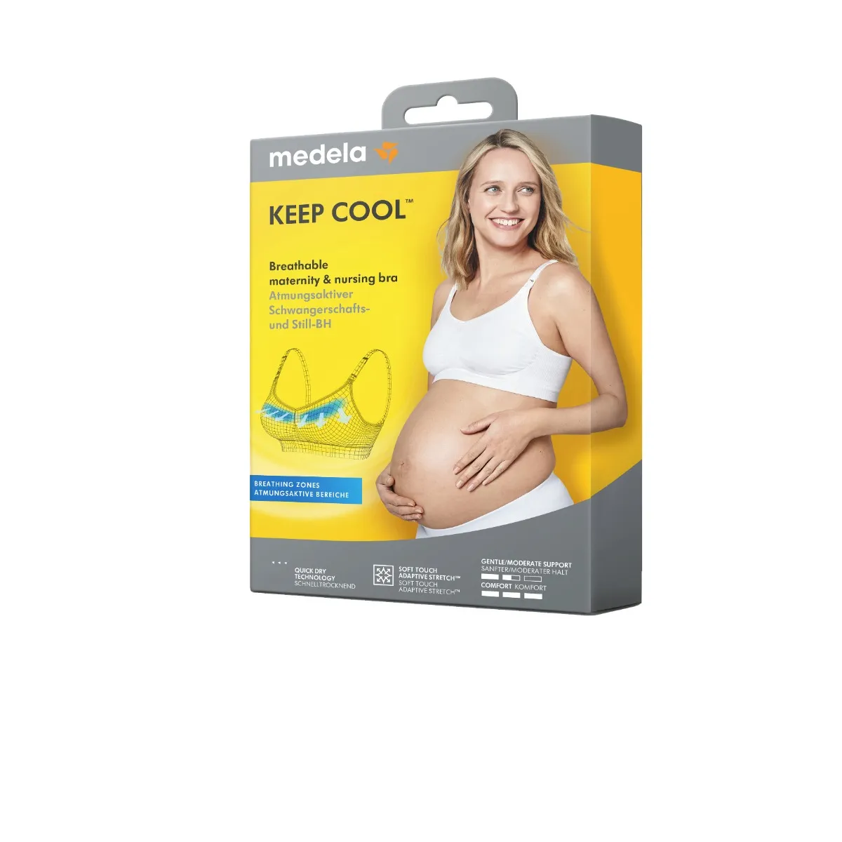 Medela Keep Cool™ vel. M těhotenská a kojicí podprsenka bílá