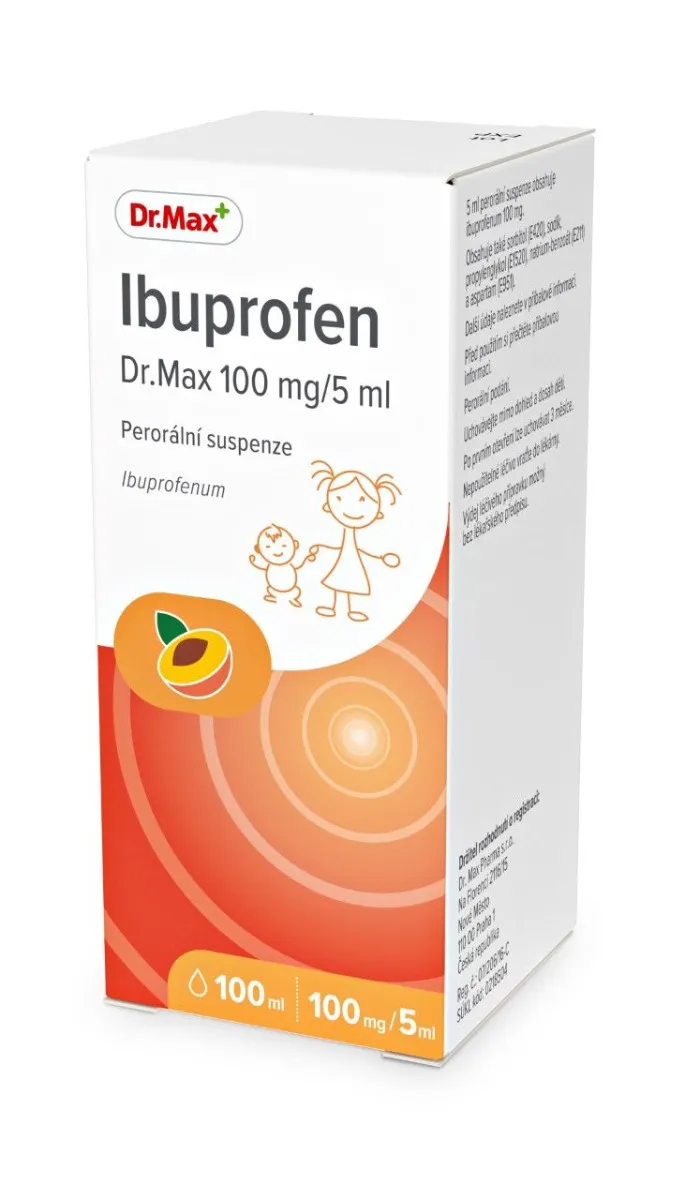 Dr. Max IBUPROFEN 100 mg/5 ml perorální suspenze 100 ml