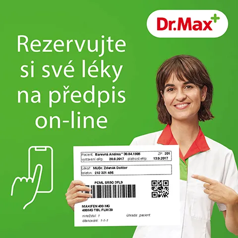 Rezervujte si své léky na přepis on-line. Dr. max.