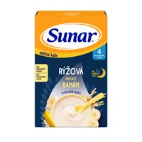 Sunar Mléčná rýžová kaše na dobrou noc banánová