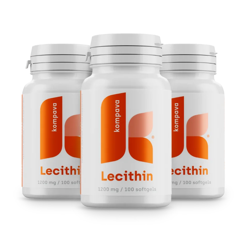 KOMPAVA Lecitin 1200mg/100kapslí 