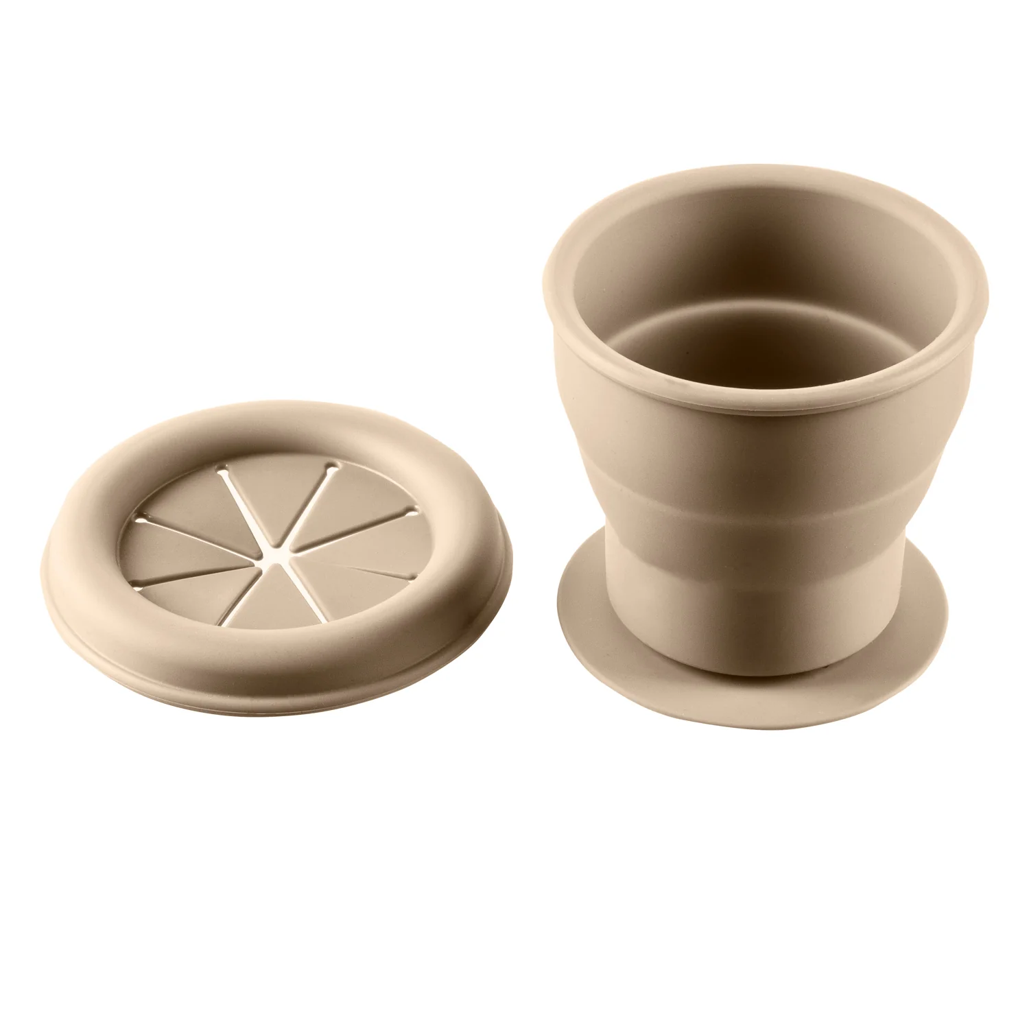 Zopa Silikonová miska na sušenky s přísavkou, Sand Beige 3
