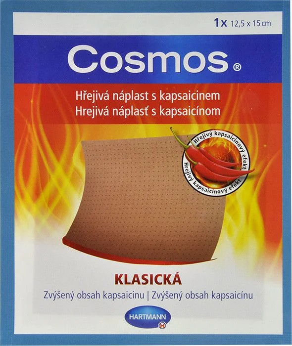 Cosmos Hřejivá náplast s kapsaicinem 12,5x15 cm