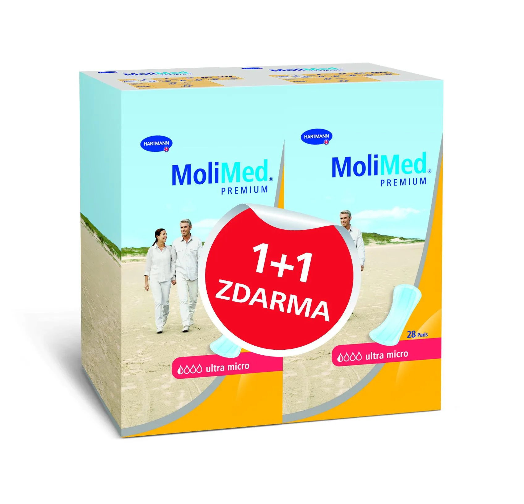 Inkontinenční vložky  MoliMed Premium Ultra Micro 2x28ks