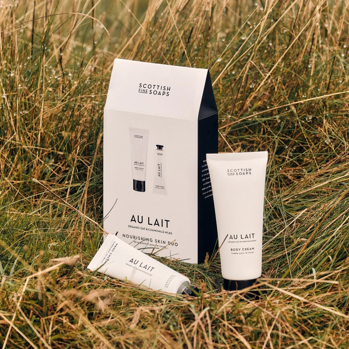 Scottish Fine Soaps Au Lait Sada péče o tělo 2 ks