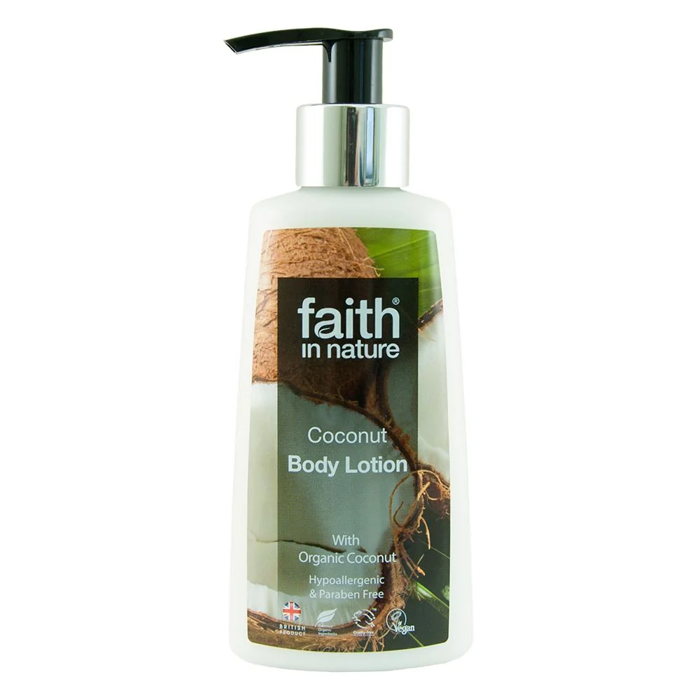 Faith in Nature Tělové mléko hypoalergenní Kokos 150 ml