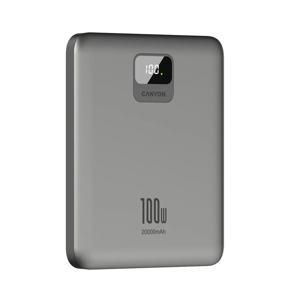 Canyon Power Bank PB-2008, 20000mAh, tmavě šedá 