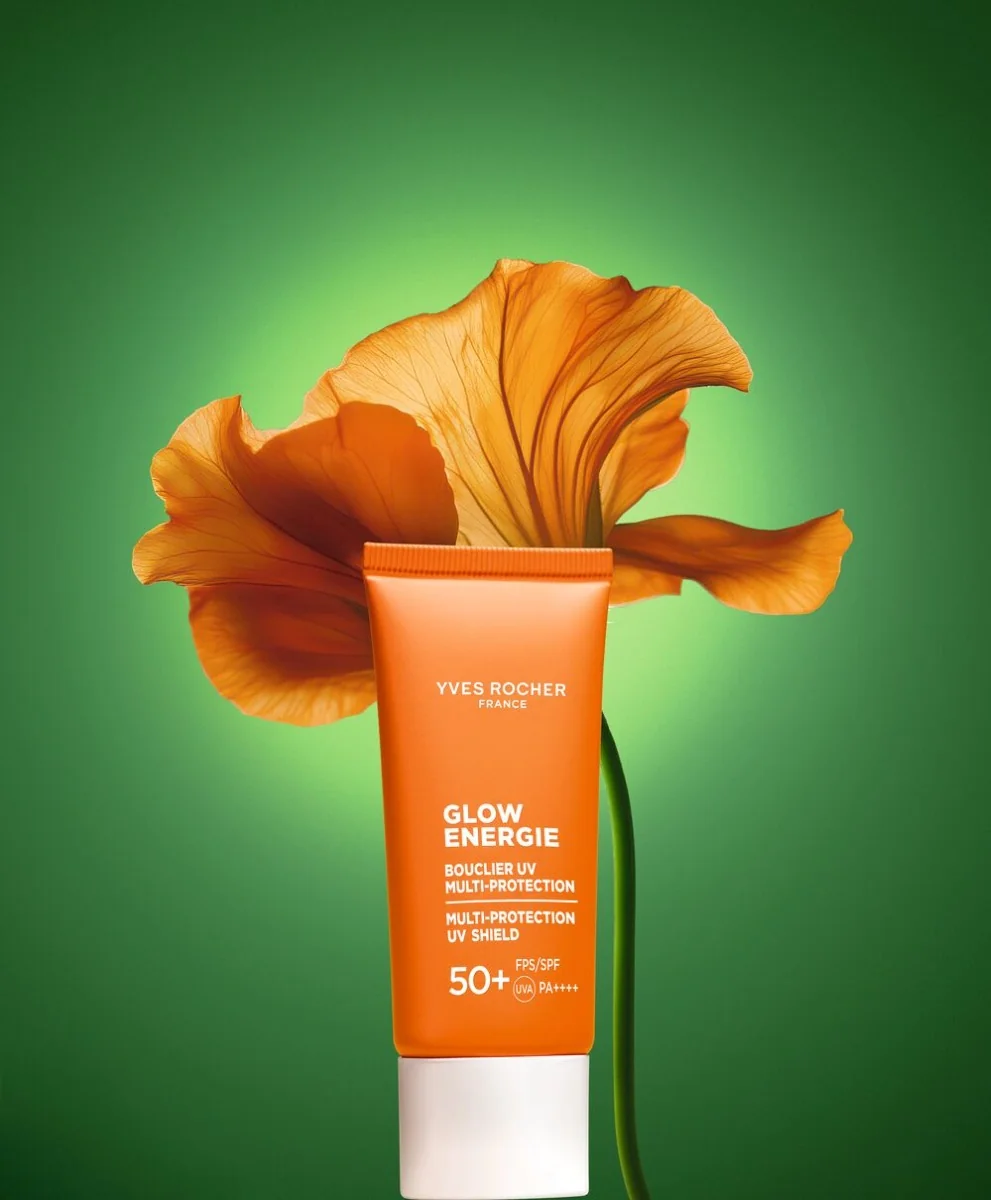 Yves Rocher Glow Energie Denní péče na všechny typy pleti SPF50 30 ml