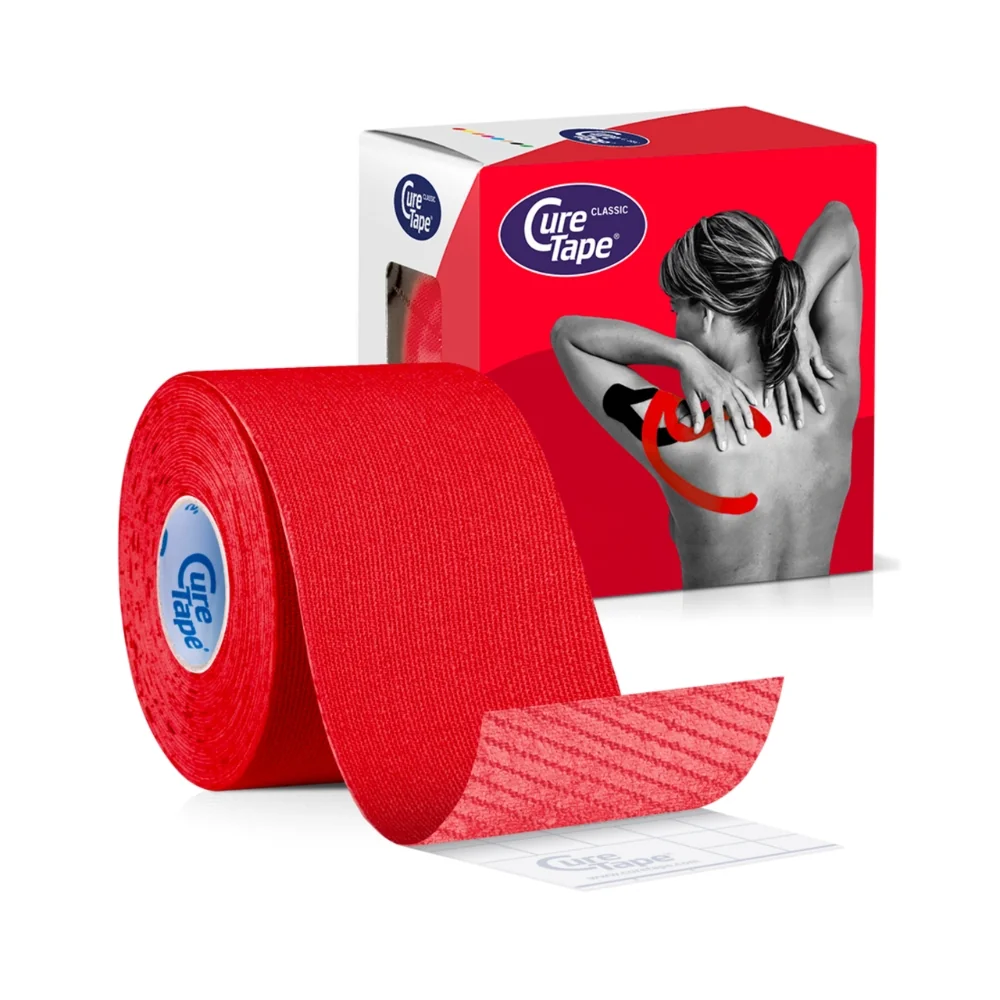 CureTape Classic 5 cm x 5 m kineziologický tejp červený