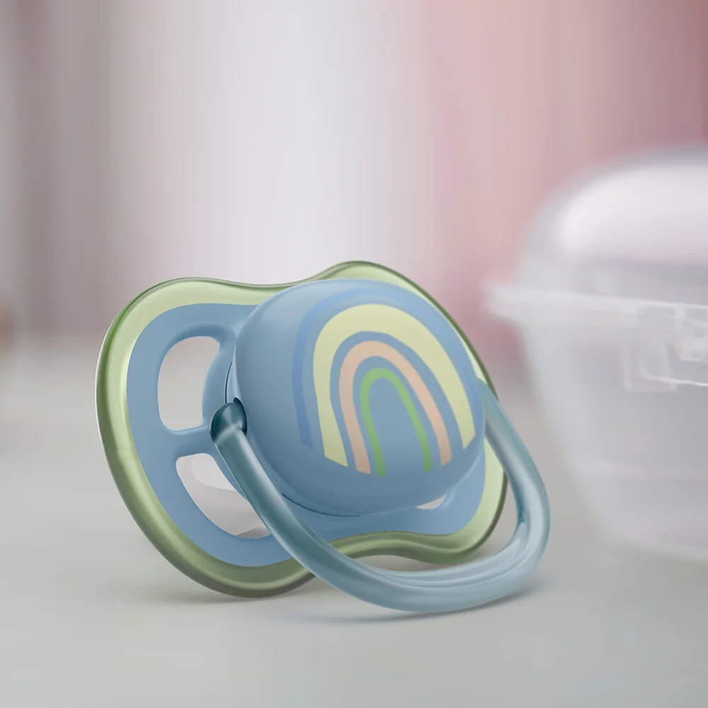 Philips Avent Šidítko Ultra air Obrázek 0–6m chlapec 1 ks duha