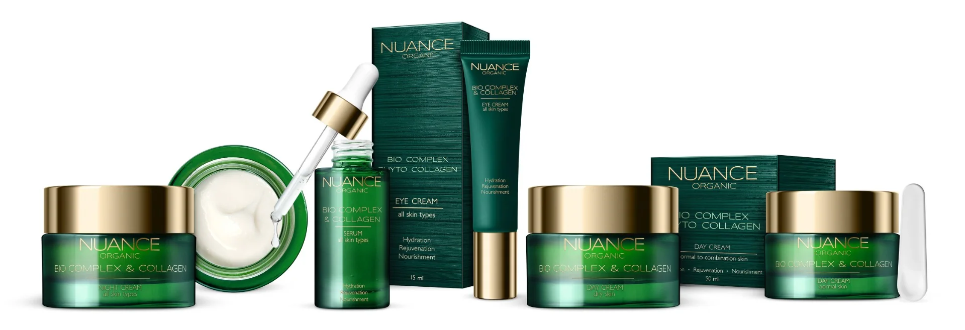 NUANCE Organic Oční krém pro všechny typy pleti 15 ml