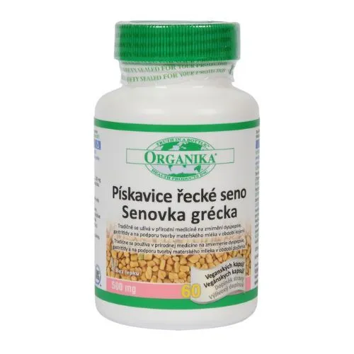ORGANIKA Pískavice řecké seno 500 mg 60 kapslí