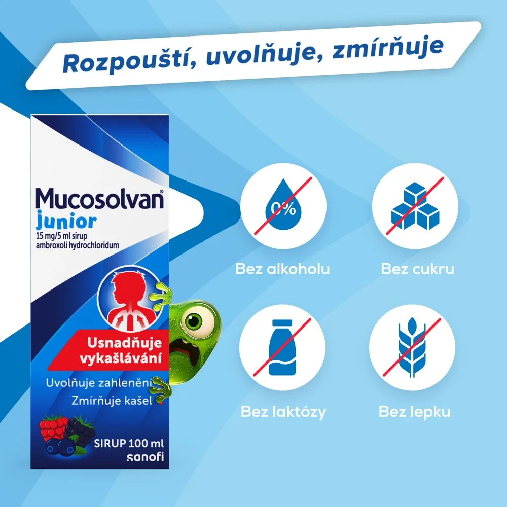 Mucosolvan Junior sirup 100 ml