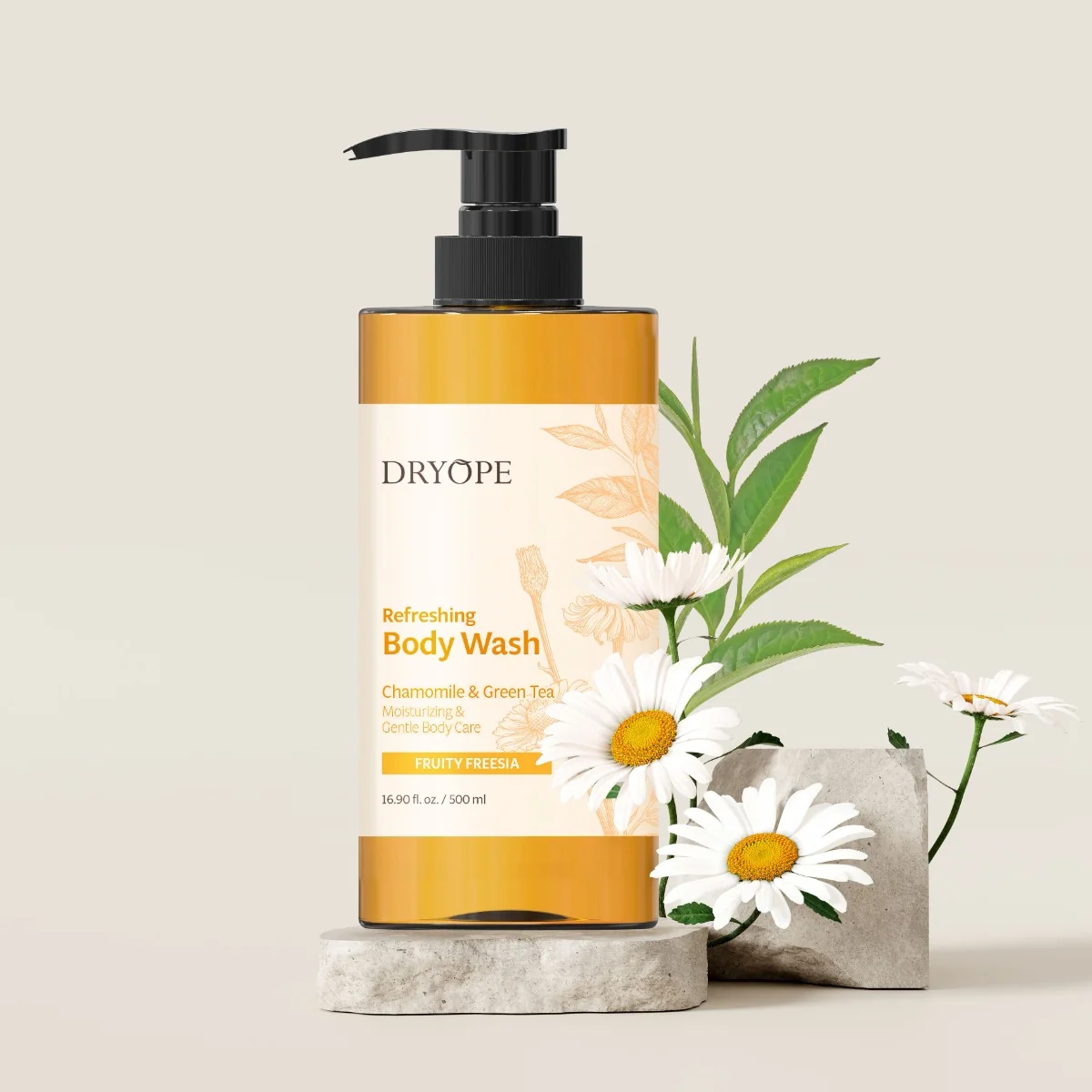 DRYOPE Fruity Freesia osvěžující body wash 500 ml