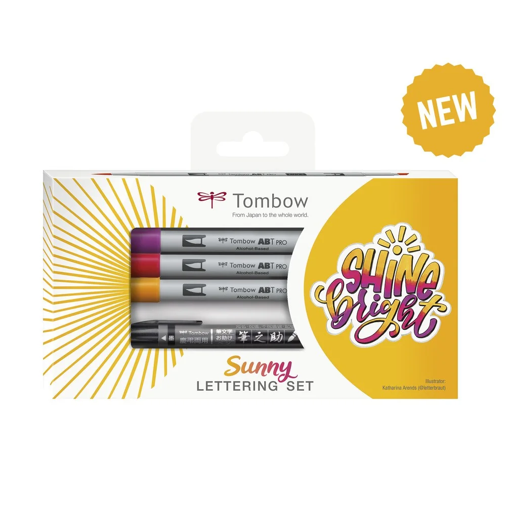 Tombow Sada Sunny Lettering Set