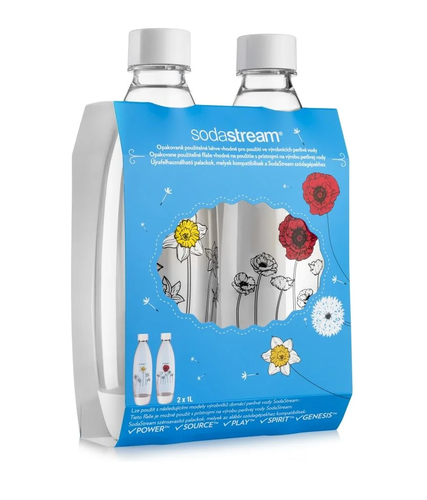 SODASTREAM Lahev Fuse 1 l 2 ks květiny v zimě