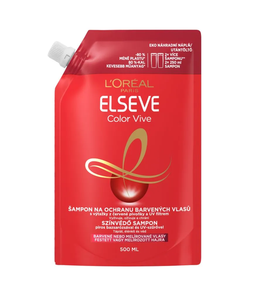 Loréal Paris Elseve Color Vive šampon pro barvené vlasy 500 ml náhradní náplň