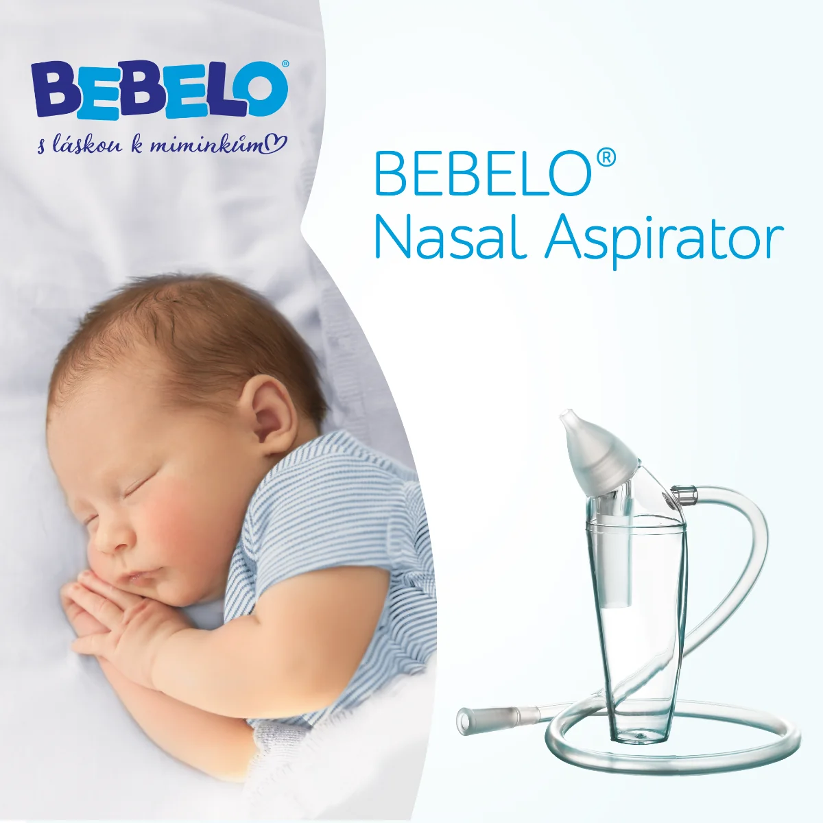 BEBELO Nasal Aspirator nosní odsávačka 1 ks