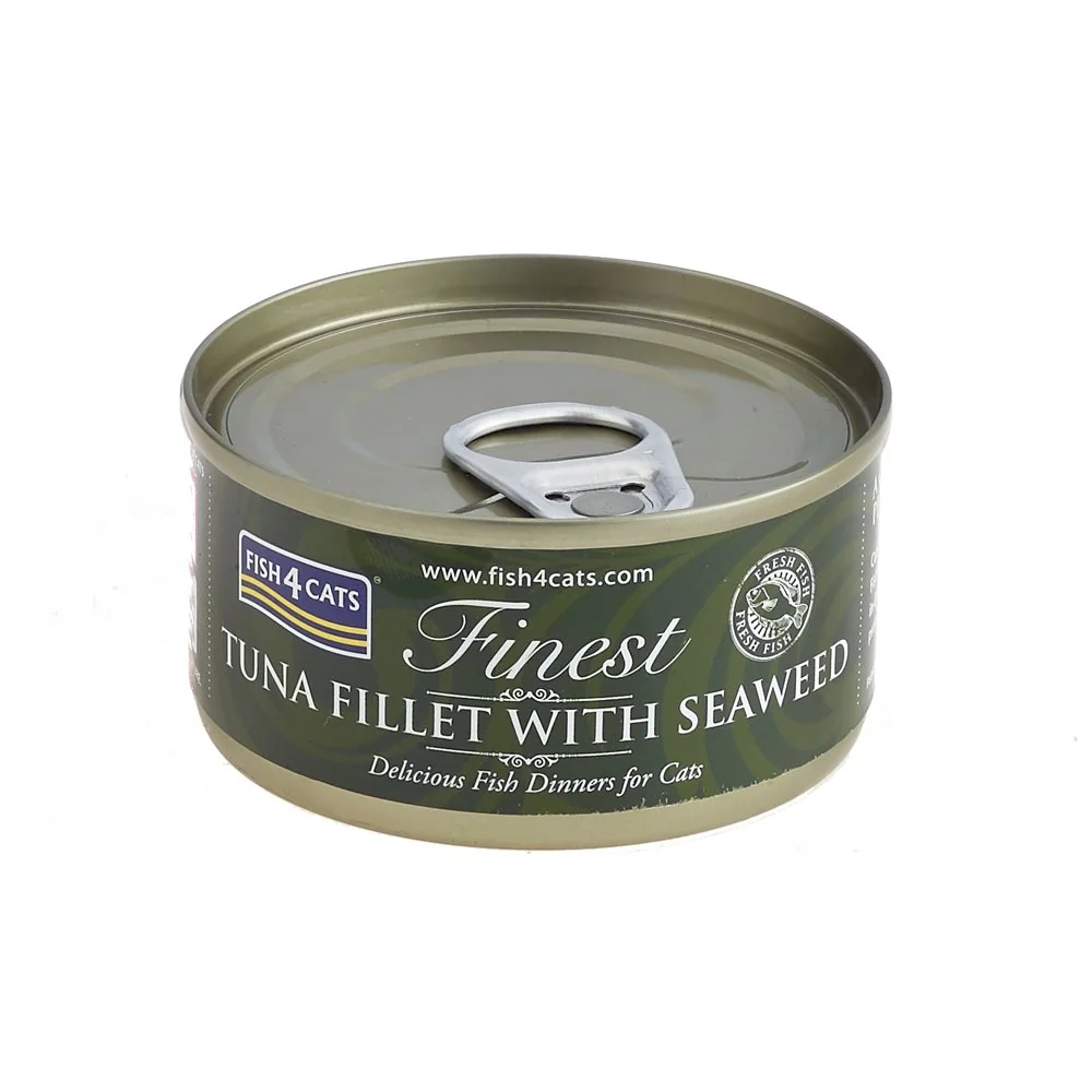 Fish4Cats Konzerva pro kočky Finest tuňák s mořskými řasami 70 g