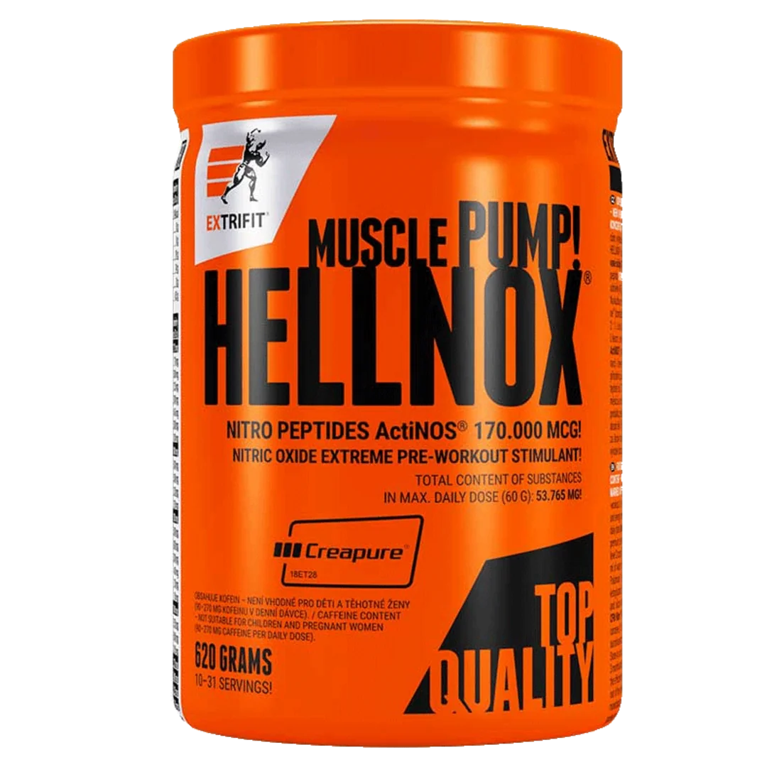 Extrifit Hellnox 620g - pomeranč