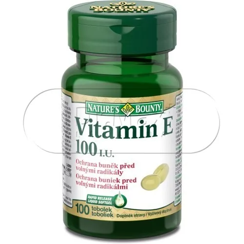 Nature's Bounty Vitamin E cps.100x100IU