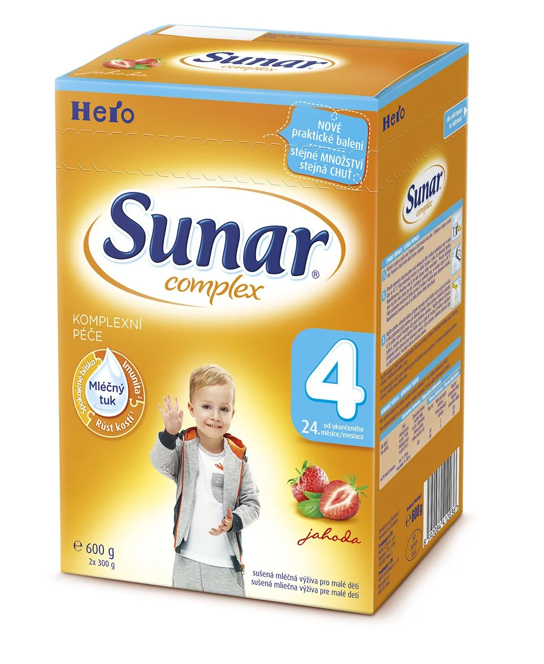 Sunar Complex 4 jahoda 600 g