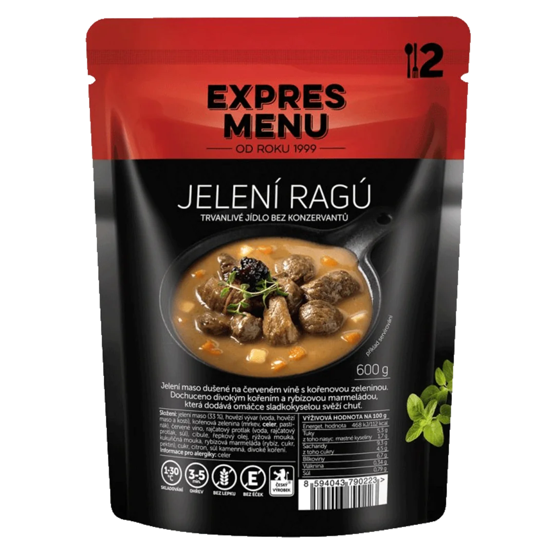 EXPRES MENU Jelení ragú 600 g (1 porce)