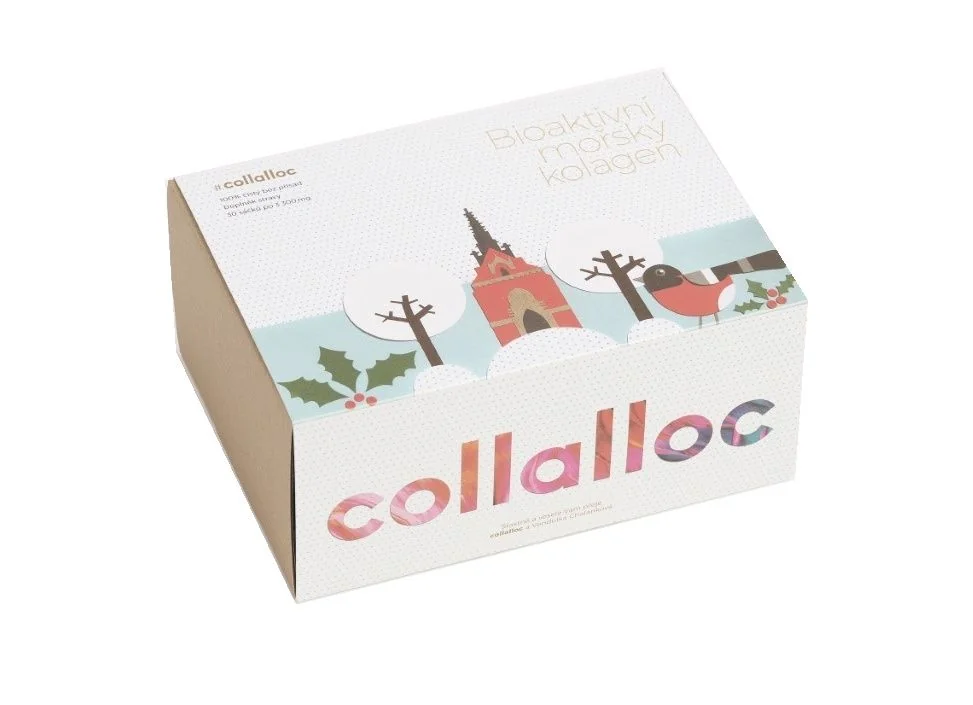 collalloc Kolagen 3 x 30 sáčků + Vitamin C 60 g