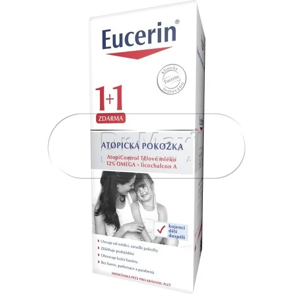 EUCERIN AtopiControl 1+1 ZDARMA tělové mléko 400ml