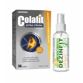 Colafit Extra Strong 30 kostiček + dezinfekce 100 ml