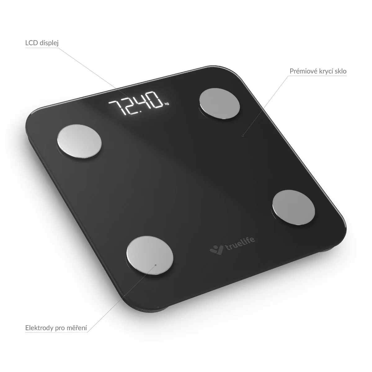 Truelife FitScale W1 osobní váha black
