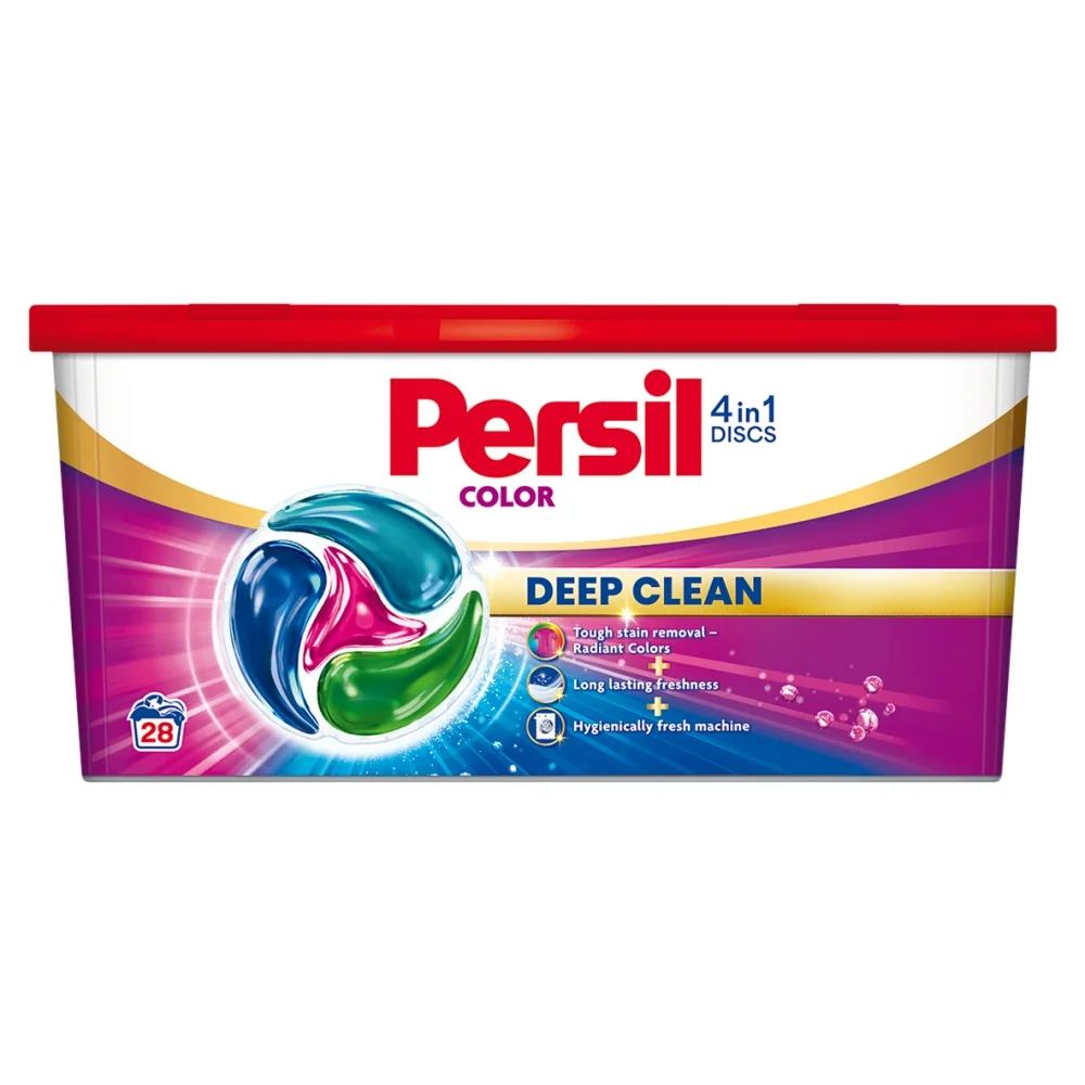 Persil Discs 4in1 Deep Clean Color kapsle do pračky 28 ks