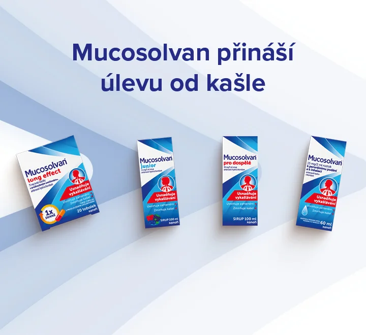 Mucosolvan přináší úlevu od kašle Mucosolvan přináší úlevu od kašle