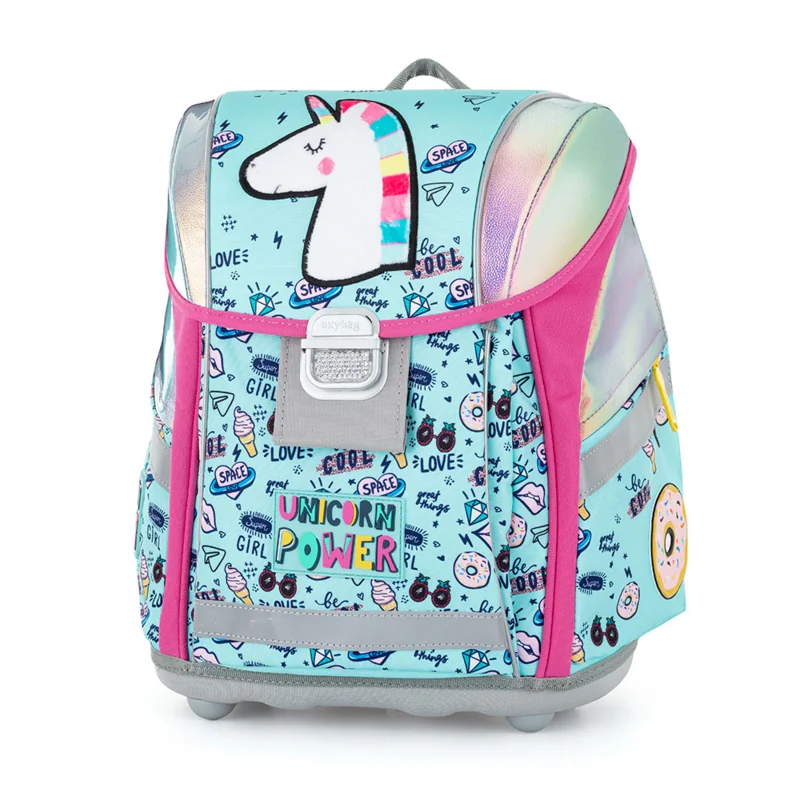 Oxybag Školní batoh PREMIUM LIGHT Unicorn iconic
