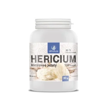 Allnature Hericium Korálovec ježatý 100 kapslí