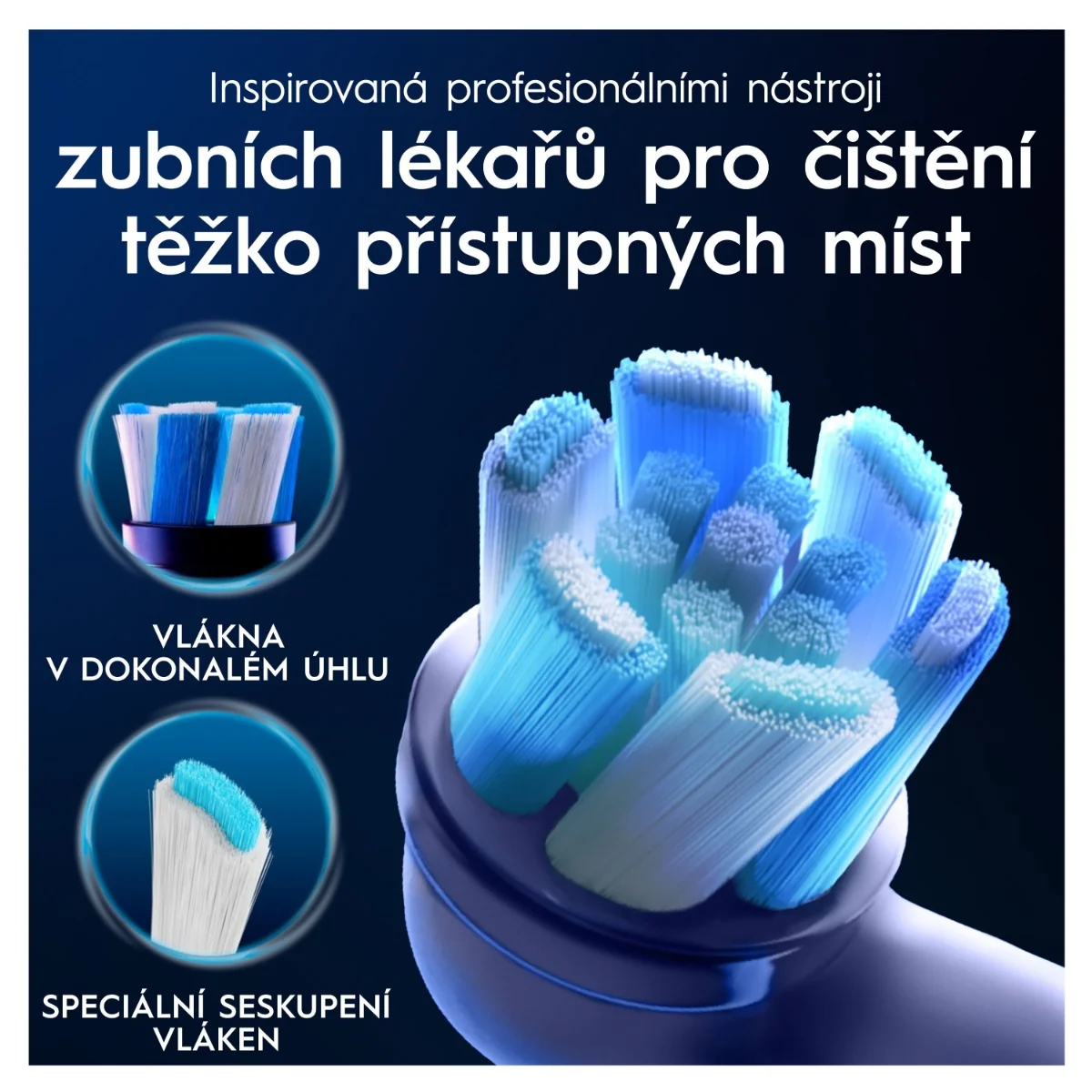 Oral-B iO Series Ultimate Clean kartáčkové hlavy 4 ks bílé