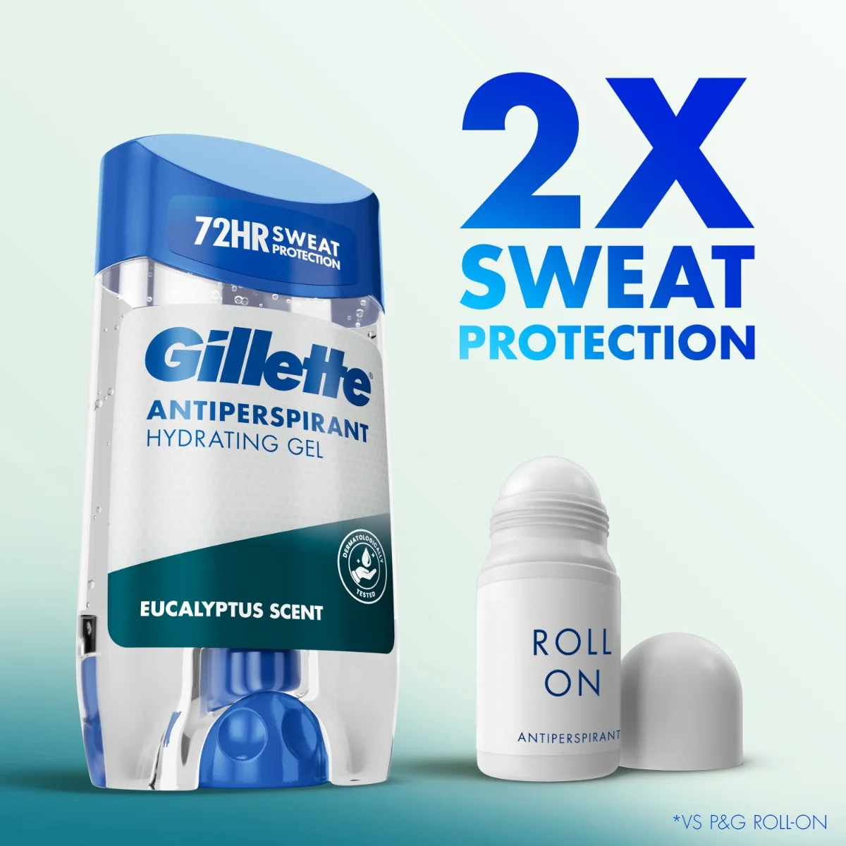 Gillette Eucalyptus Scent Pánský gelový antiperspirant 70 ml