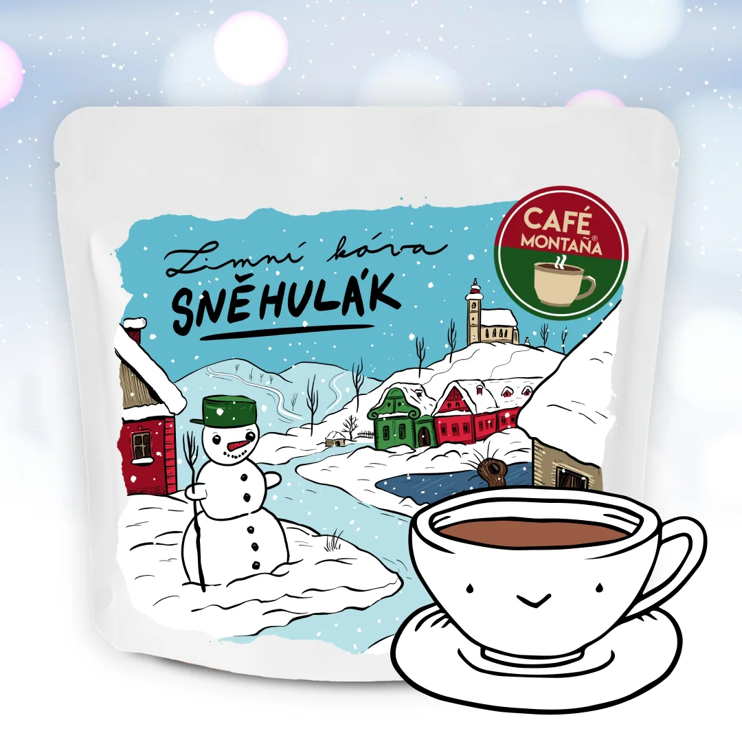 Café Montana Sněhulák zimní mletá káva 250 g