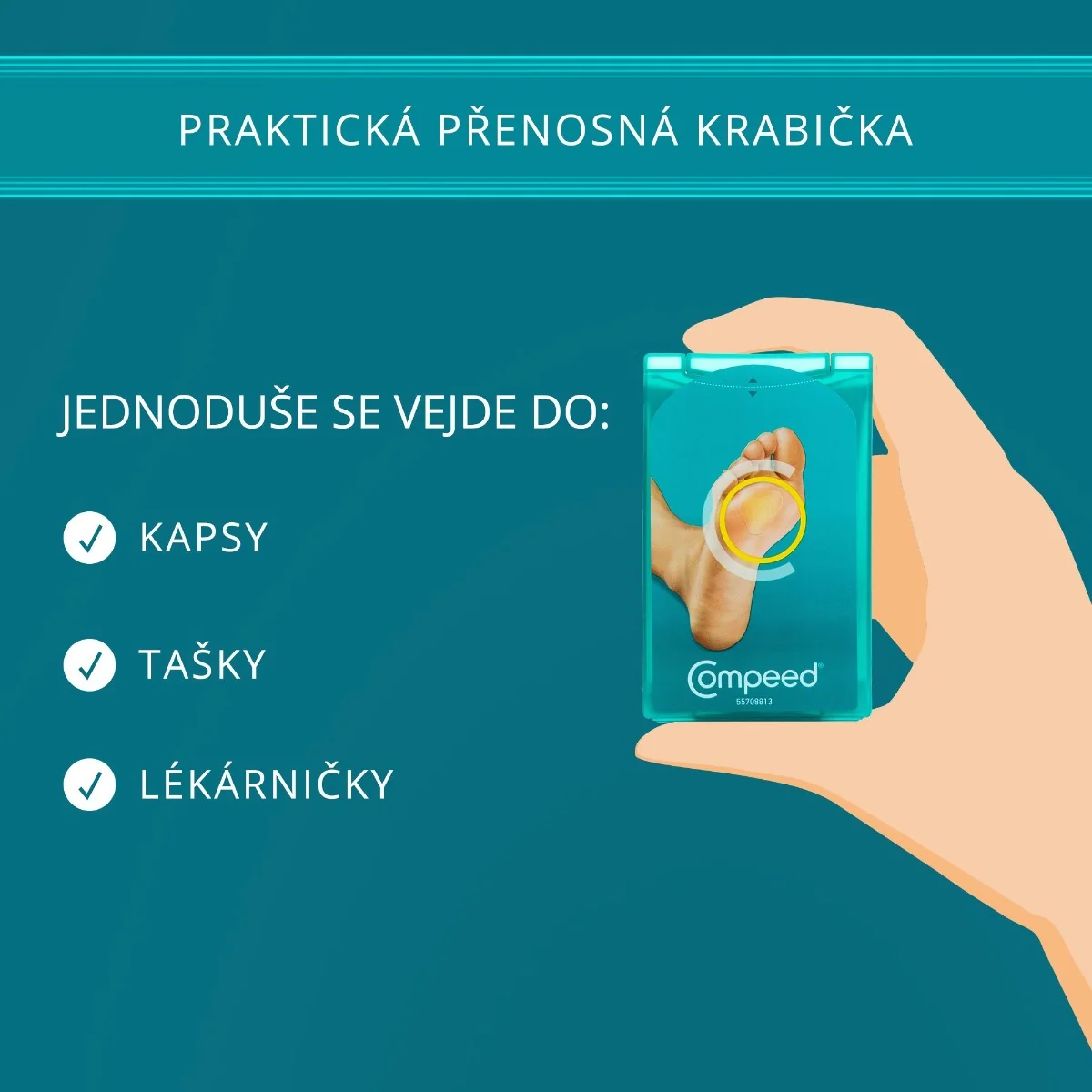 Compeed Náplast na mozoly 6 ks